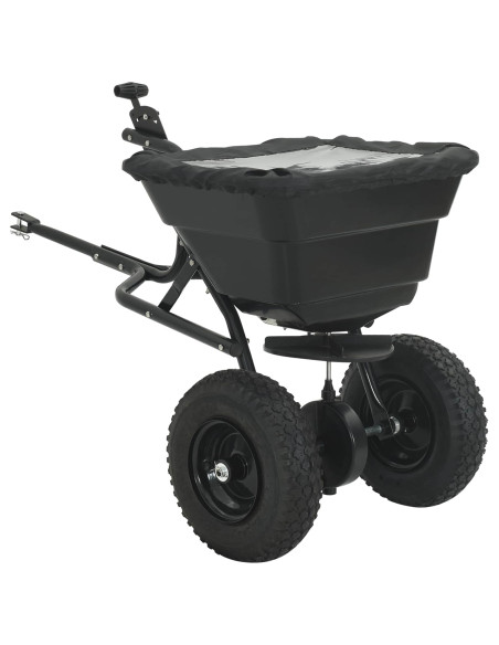 Spanditore Nero 53 x 108 x 74 cm PVC e Acciaio