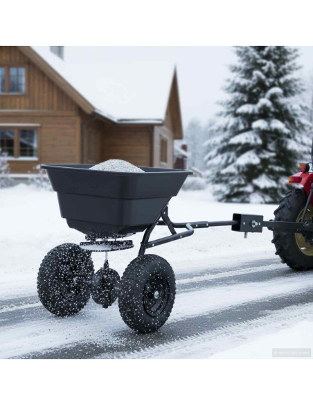 Spanditore Nero 53 x 108 x 74 cm PVC e Acciaio