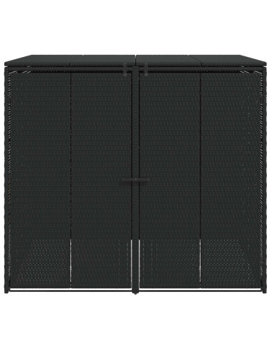 Cassa per Spazzatura 2 pcs Nero 65 x 80 x 115 cm Polietilene