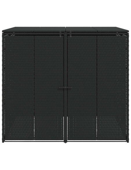 Cassa per Spazzatura 2 pcs Nero 65 x 80 x 115 cm Polietilene