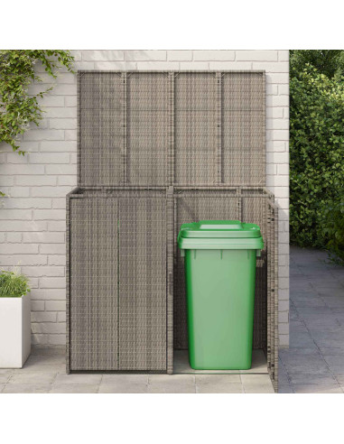 Cassa per Spazzatura 2 pcs Grigio 65 x 80 x 115 cm Polietilene
