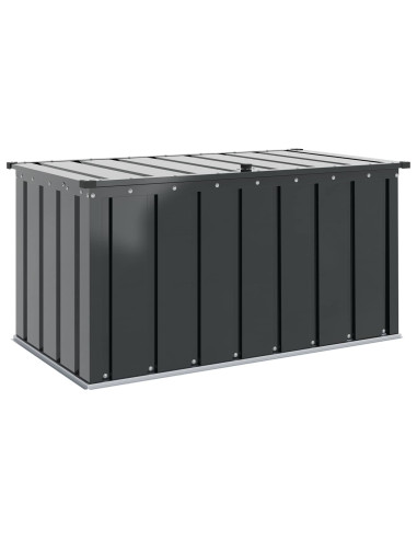 Scatola di Stoccaggio per Giardino Nero 101 x 56,5 x 50 cm