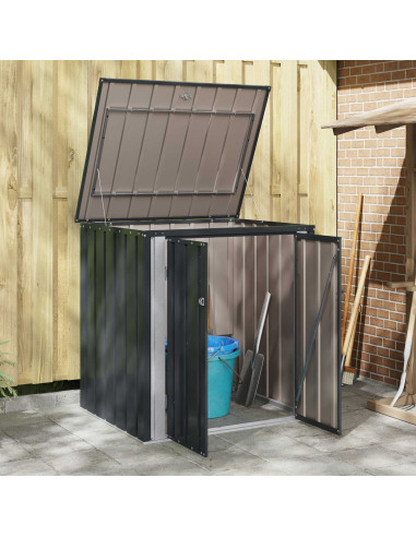 Scatola di Stoccaggio per Giardino Nero 101,5 x 82 x 100 cm