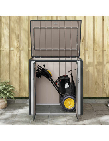 Scatola di Stoccaggio per Giardino Nero 101,5 x 82 x 100 cm