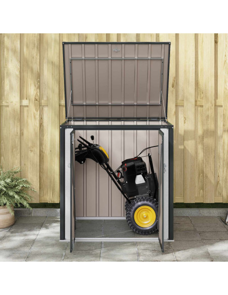 Scatola di Stoccaggio per Giardino Nero 101,5 x 82 x 100 cm