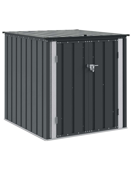 Scatola di Stoccaggio per Giardino Nero 101,5 x 107 x 100 cm
