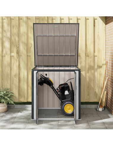 Scatola di Stoccaggio per Giardino Nero 101,5 x 107 x 100 cm