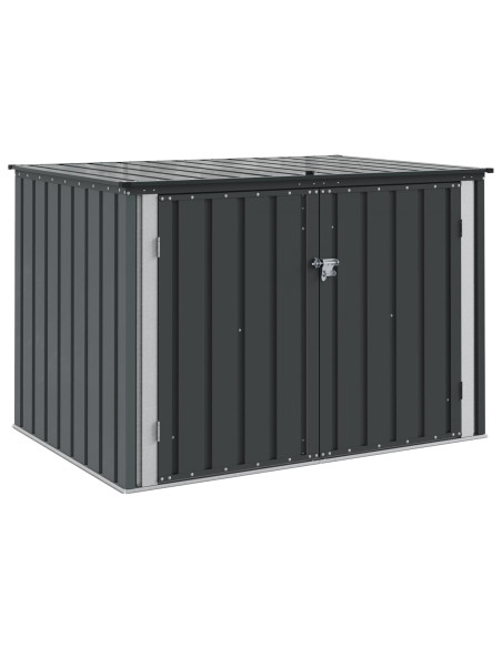 Scatola di Stoccaggio per Giardino Nero 151,5 x 107 x 100 cm