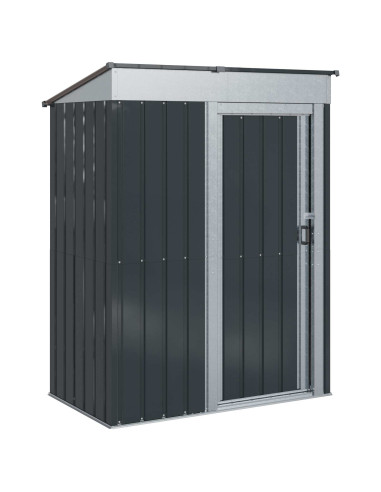 Casette da giardino Antracite 137 x 81 x 180 cm Metallo