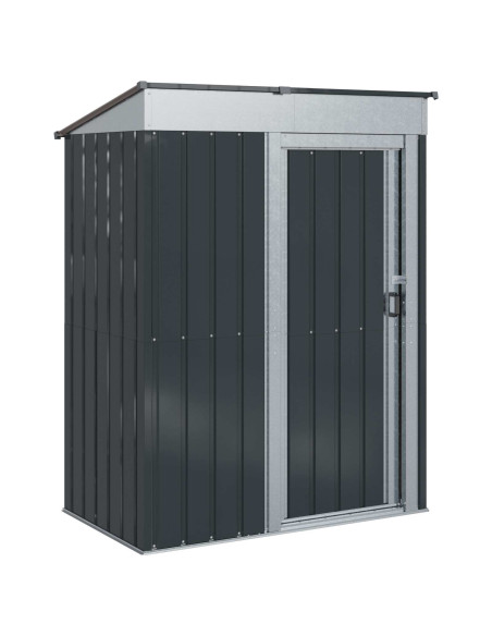 Casette da giardino Antracite 137 x 81 x 180 cm Metallo