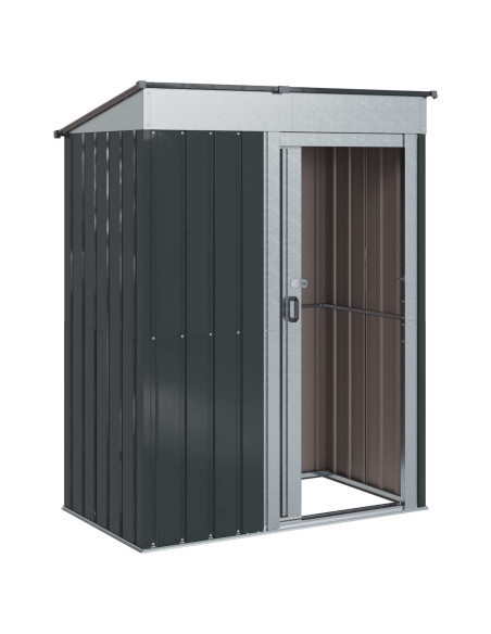 Casette da giardino Antracite 137 x 81 x 180 cm Metallo