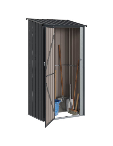 Casette da giardino Antracite 103 x 74 x 200 cm Metallo