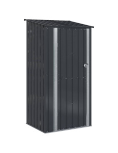 Casette da giardino Antracite 103 x 86 x 200 cm Metallo 2