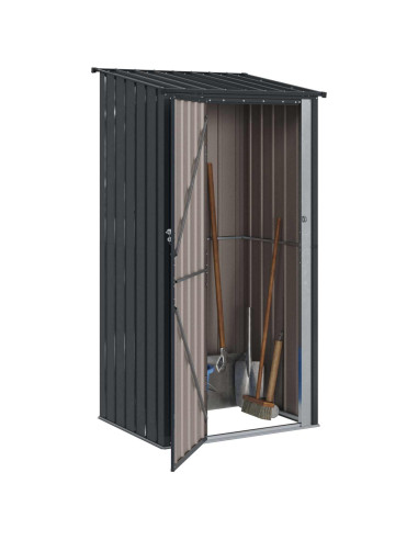 Casette da giardino Antracite 103 x 86 x 200 cm Metallo