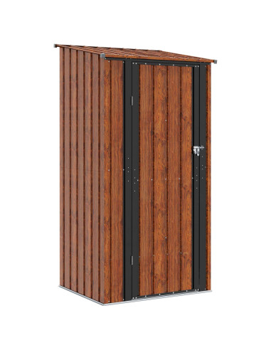 Casette da giardino Marrone 103 x 86 x 200 cm Metallo