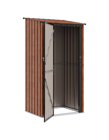 Casette da giardino Marrone 103 x 86 x 200 cm Metallo