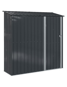 Casette da giardino Antracite 203,5 x 73 x 200 cm Metallo 2