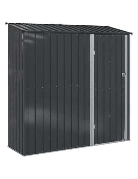 Casette da giardino Antracite 203,5 x 73 x 200 cm Metallo