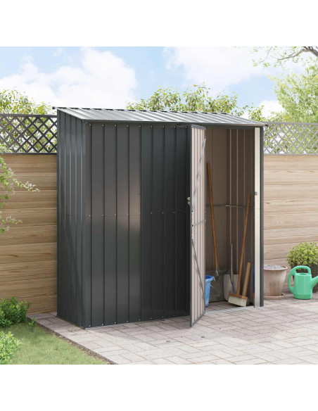 Casette da giardino Antracite 203,5 x 73 x 200 cm Metallo