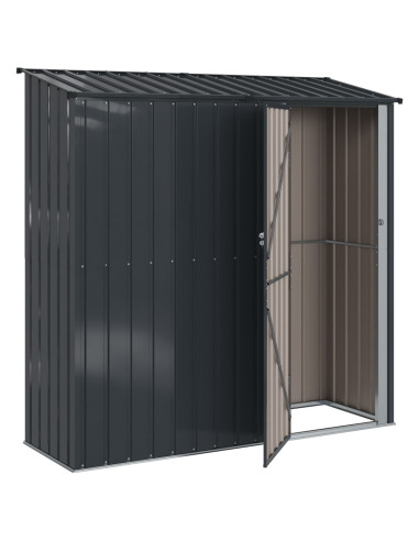 Casette da giardino Antracite 203,5 x 73 x 200 cm Metallo