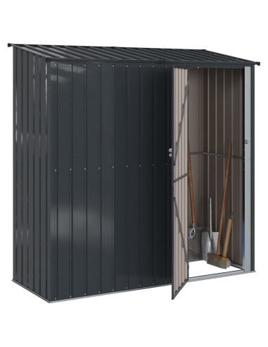 Casette da giardino Antracite 203 x 85,5 x 200 cm Metallo