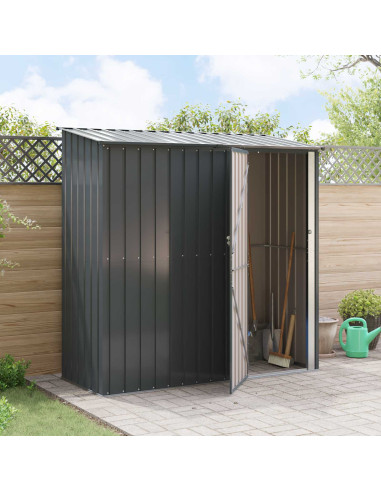 Casette da giardino Antracite 203 x 85,5 x 200 cm Metallo