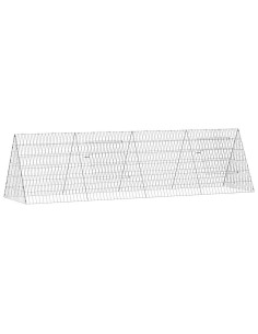 Gabbia per polli Argento 215 x 55 x 55 cm Acciaio zincato 2