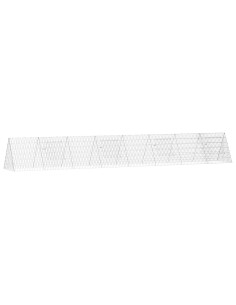 Gabbia per polli Argento 430 x 55 x 55 cm Acciaio zincato 2