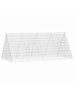 Gabbia per polli Argento 215 x 100 x 85 cm Acciaio zincato 2