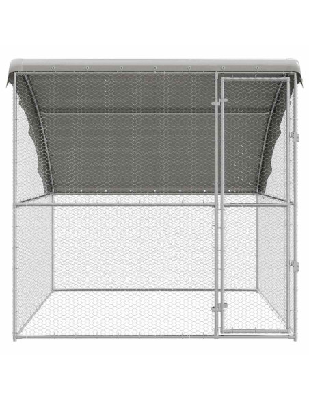 Gabbia per polli Argento 2 x 2 x 2 m Acciaio zincato