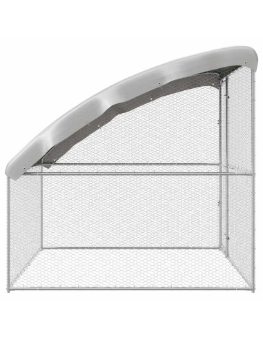 Gabbia per polli Argento 2 x 2 x 2 m Acciaio zincato