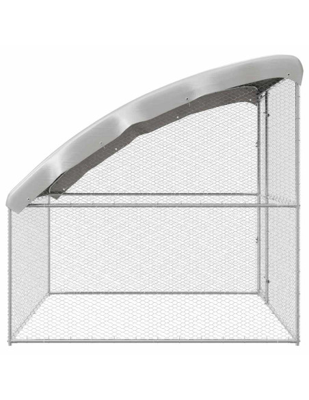 Gabbia per polli Argento 2 x 2 x 2 m Acciaio zincato