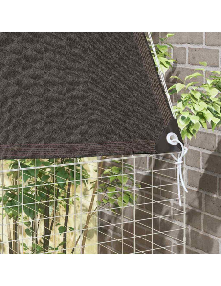 Gabbia per Conigli Argento 300 x 100 x 210 cm Acciaio zincato