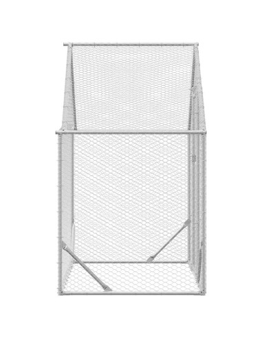 Gabbia per polli Argento 170 x 100 x 177 cm Acciaio zincato