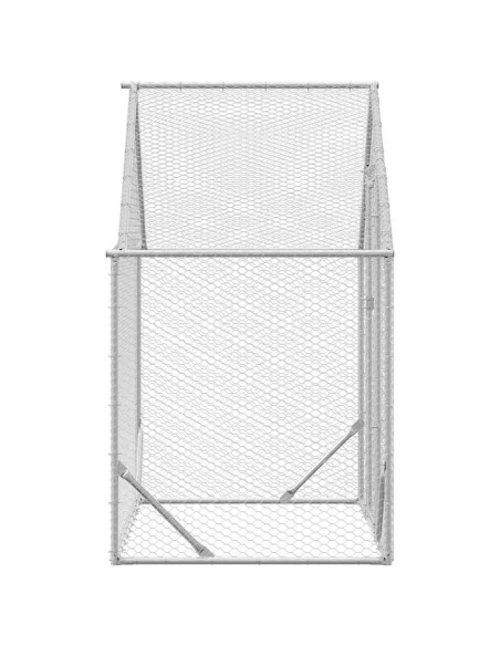 Gabbia per polli Argento 170 x 100 x 177 cm Acciaio zincato