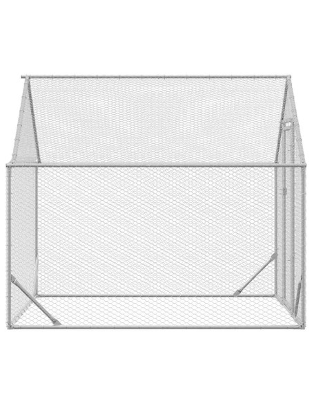 Gabbia per polli Argento 200x170x177cm Acciaio zincato