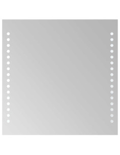 Specchio da Bagno con Luci LED 30x30 cm 2