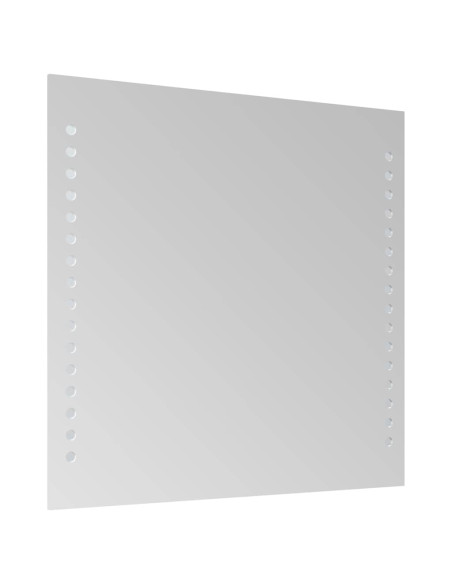 Specchio da Bagno con Luci LED 30x30 cm