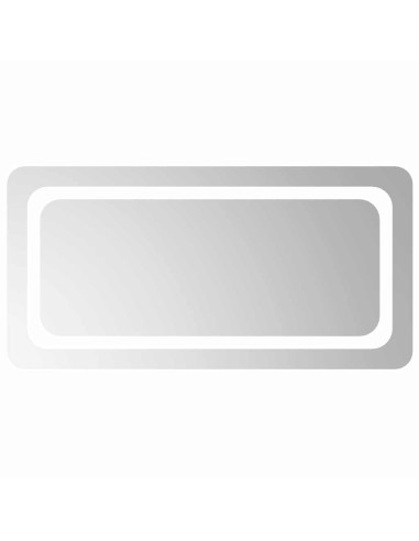 Specchio da Bagno con Luci LED 80x40 cm