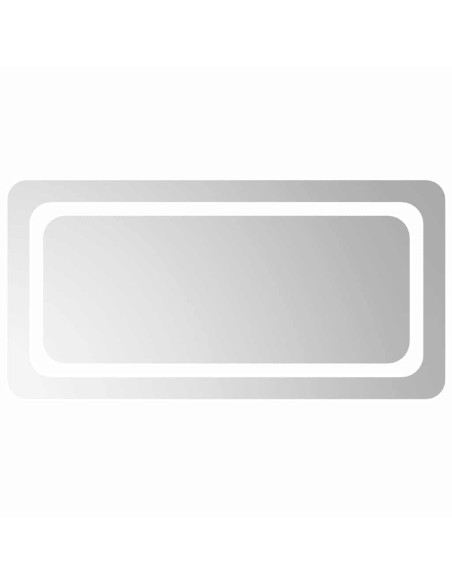 Specchio da Bagno con Luci LED 80x40 cm