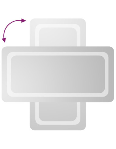 Specchio da Bagno con Luci LED 40x80cm