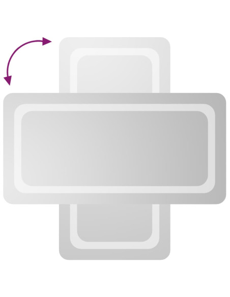 Specchio da Bagno con Luci LED 40x80cm