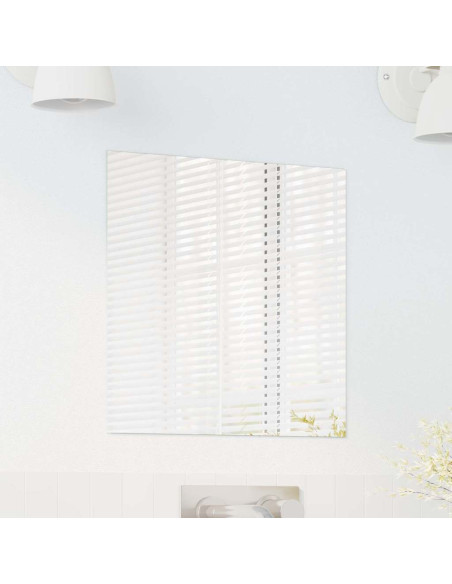 Specchio da parete Quadrato 40 x 40 cm vetro temperato