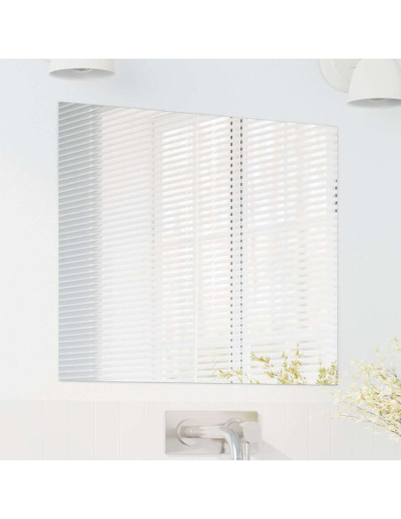 Specchio da parete Quadrato 60 x 60 cm vetro temperato