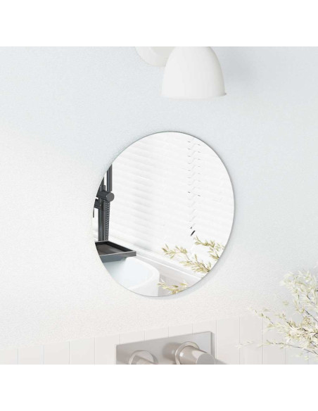 Specchio da parete Rotondo Ø 30 cm vetro temperato