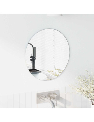 Specchio da parete Rotondo Ø 40 cm vetro temperato
