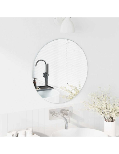 Specchio da parete Rotondo Ø 50 cm vetro temperato