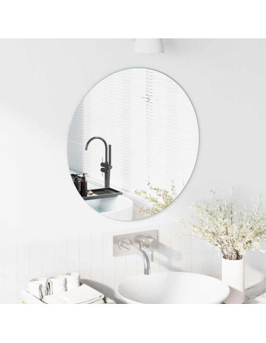 Specchio da parete Rotondo Ø 60 cm vetro temperato