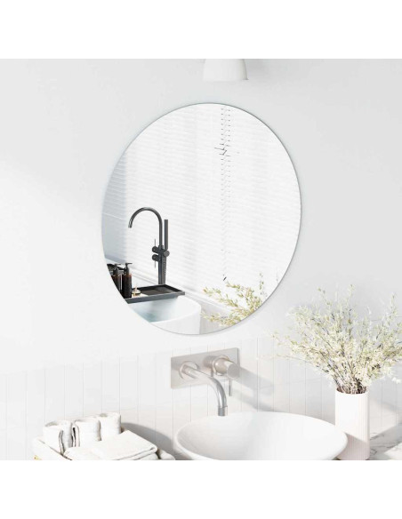 Specchio da parete Rotondo Ø 60 cm vetro temperato