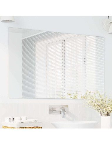 Specchio da parete Rettangolare 100 x 60 cm vetro temperato